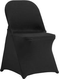 VEVOR 100 Pcs White Chair Covers Polyester Spandex Chair Cover Stretch Slipcovers for Wedding Party Dining Banquet Flat-Front Chair Covers
