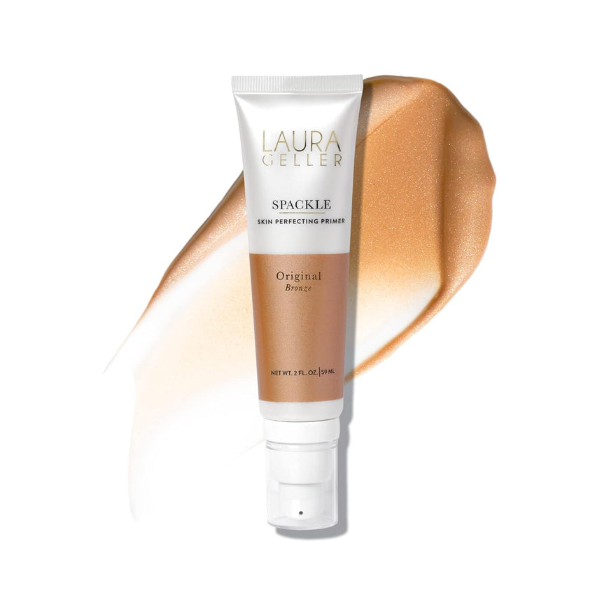 LAURA GELLER NEW YORK Spackle Primer - Champagne Glow - Super-Size 2 Fl Oz - Hyaluronic Acid Makeup Primer for Mature Skin