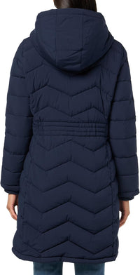 Calvin Klein Women's Long Chevron Puffer Jacket