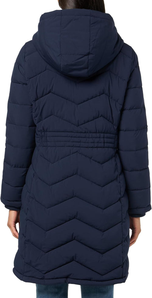 Calvin Klein Women's Long Chevron Puffer Jacket