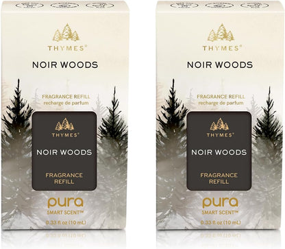 Thymes Pura Refills – 2 Pack of Oil Diffuser Scents – Long-Lasting Pura Diffuser Refills – Premium Home Fragrance – Notes of Pressed Apple, Clove & Cardamom (Simmered Cider, Pack of 2)