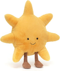 Jellycat Amuseables Sun Stuffed Toy, Medium 12 inches - Sun Plush - Fun Gift Idea
