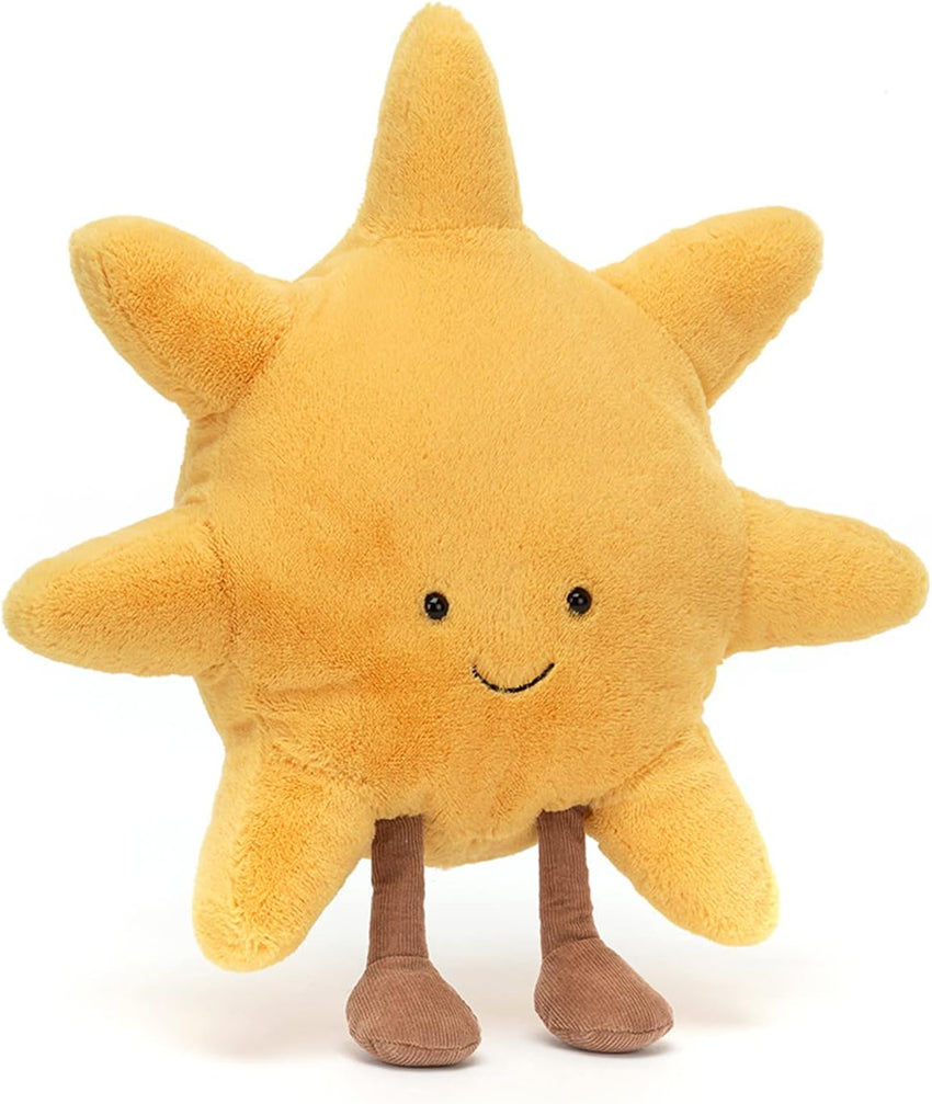 Jellycat Amuseables Sun Stuffed Toy, Medium 12 inches - Sun Plush - Fun Gift Idea