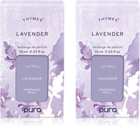 Thymes Pura Refills – 2 Pack of Oil Diffuser Scents – Long-Lasting Pura Diffuser Refills – Premium Home Fragrance – Notes of Pressed Apple, Clove & Cardamom (Simmered Cider, Pack of 2)