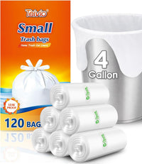 10 Gallon 200 Counts Extra Strong Trash Bags Tall Kitchen Garbage Bags by Teivio, 9 Gallon 10 Gallon,Bathroom Trash Can Bin Liners, Intended for Home,Plastic Bags for office kitchen Garden,Black