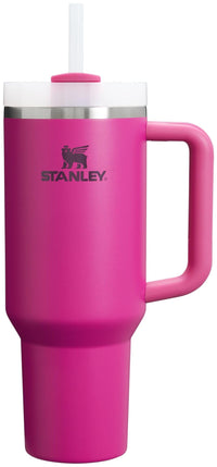 Stanley Quencher H2.0 Tumbler with Handle and Straw 30 oz | Flowstate 3-Position Lid | Cup Holder Compatible for Travel | Insulated Stainless Steel Cup | BPA-Free | Rose Quartz 2.0