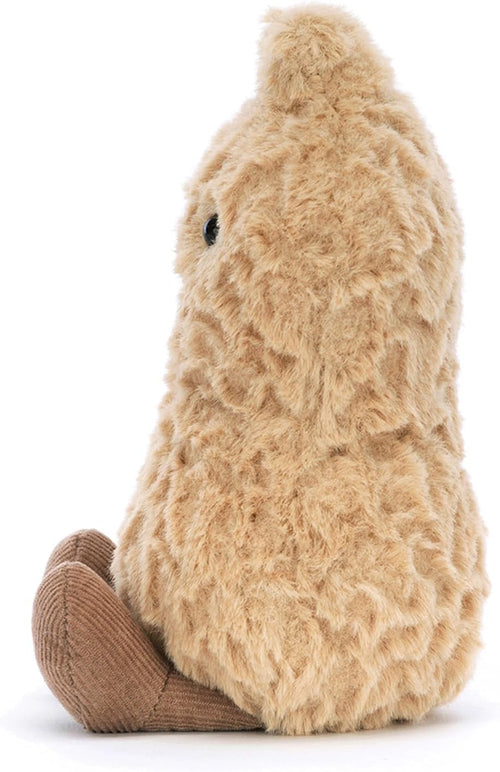 Jellycat Amuseables Peanut Stuffed Toy, 6 inches - Food Plush - Fun Gift Idea