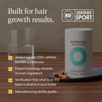 Nutrafol Women's Balance Hair Growth Supplements, for Ages 45+, Clinically Proven for Visibly Thicker Hair and Scalp Coverage, Dermatologist Recommended - 2 Month Supply, 2 Refill Pouches