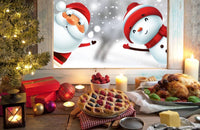 130PCS Christmas decoratives Window Stickers, Holiday Snowflake Santa Claus Reindeer Stickers