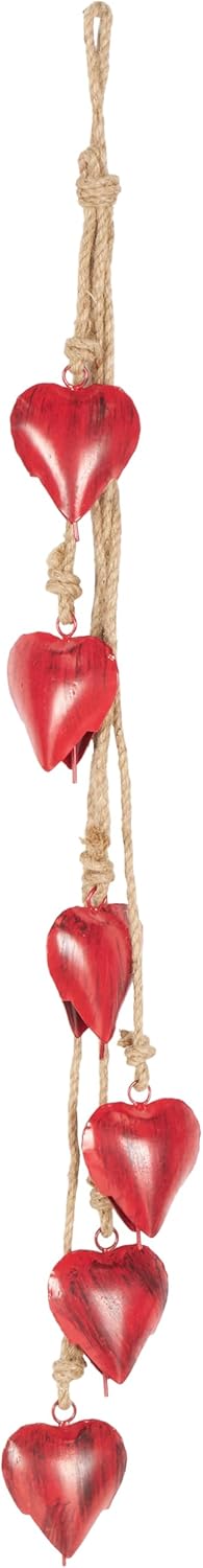 Deco 79 Rustic Metal Cowbell Decorative Bells, 4" x 3" x 29.01", Gold