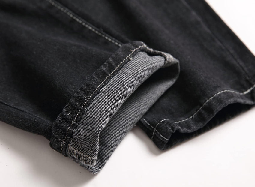 FREDD MARSHALL Boy's Skinny Fit Ripped Destroyed Distressed Fashion Kids Denim Jeans Pants