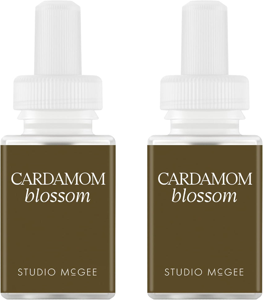 Pura x Studio McGee Home Scent Refill - Smart Air Diffuser - Up to 120-Hours of Luxury Fragrance per Refill - Home Essential - Clean & Safe Diffuser Fragrance - 2 Pack, Santal Vanilla