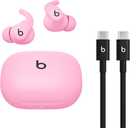 Beats - Powerbeats Fit - Wireless Noise-Cancelling Workout Earbuds with Ultimate Secure Fit, IPX4, Up to 30H of Battery Life & Charging case, Compatible with Apple & Android - Spark Orange