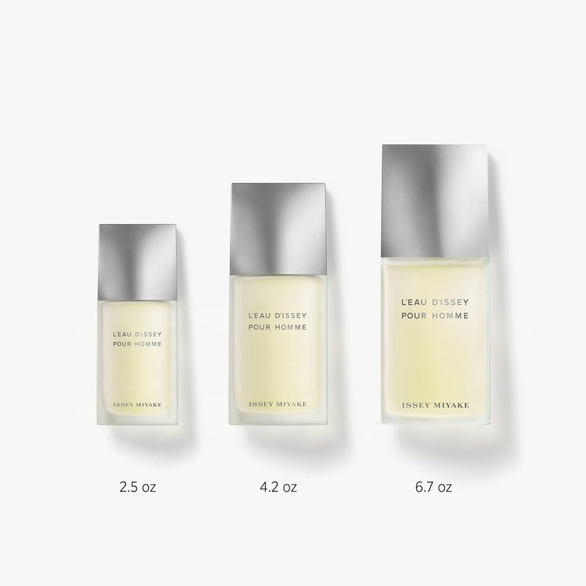 Issey Miyake L'Eau d'Issey Pour Homme Eau de Toilette - Fragrance for Men - Pure & Fresh - With Notes of Yuzu, Nutmeg & Sandalwood