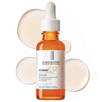 La Roche-Posay Pure 12% Vitamin C Serum For Face With Hyaluronic Acid & Salicylic Acid, Hydrating Face Serum, Boost Radiance & Reduce Wrinkles, 2 Formulas for Normal or Oily Skin Control