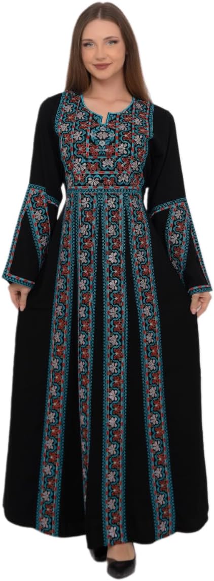 for Womens Abayas - Embroidered Thobe for Women