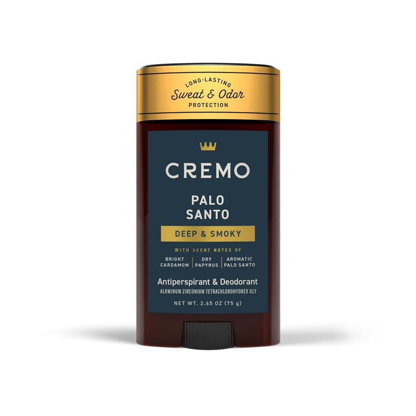 Cremo Italian Bergamot Antiperspirant & Deodorant for Men, 48-hour Sweat and Odor Protection, 2.65oz