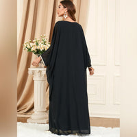 Embroidered Abaya Kaftans for Women Modern Elegant Dubai Moroccan Dubai Kaftan Dresses Abaya for Women Muslim Dress