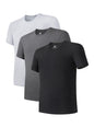 DAVID ARCHY Men's Undershirt Bamboo Rayon Moisture-Wicking Crewneck T-Shirts Stretch Tees for Men, 3 or 5 Pack