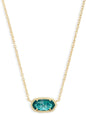 Kendra Scott Elisa Pendant Necklace for Women, Fashion Jewelry, 14k Gold-Plated