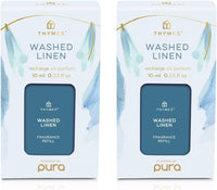 Thymes Pura Refills – 2 Pack of Oil Diffuser Scents – Long-Lasting Pura Diffuser Refills – Premium Home Fragrance – Notes of Pressed Apple, Clove & Cardamom (Simmered Cider, Pack of 2)