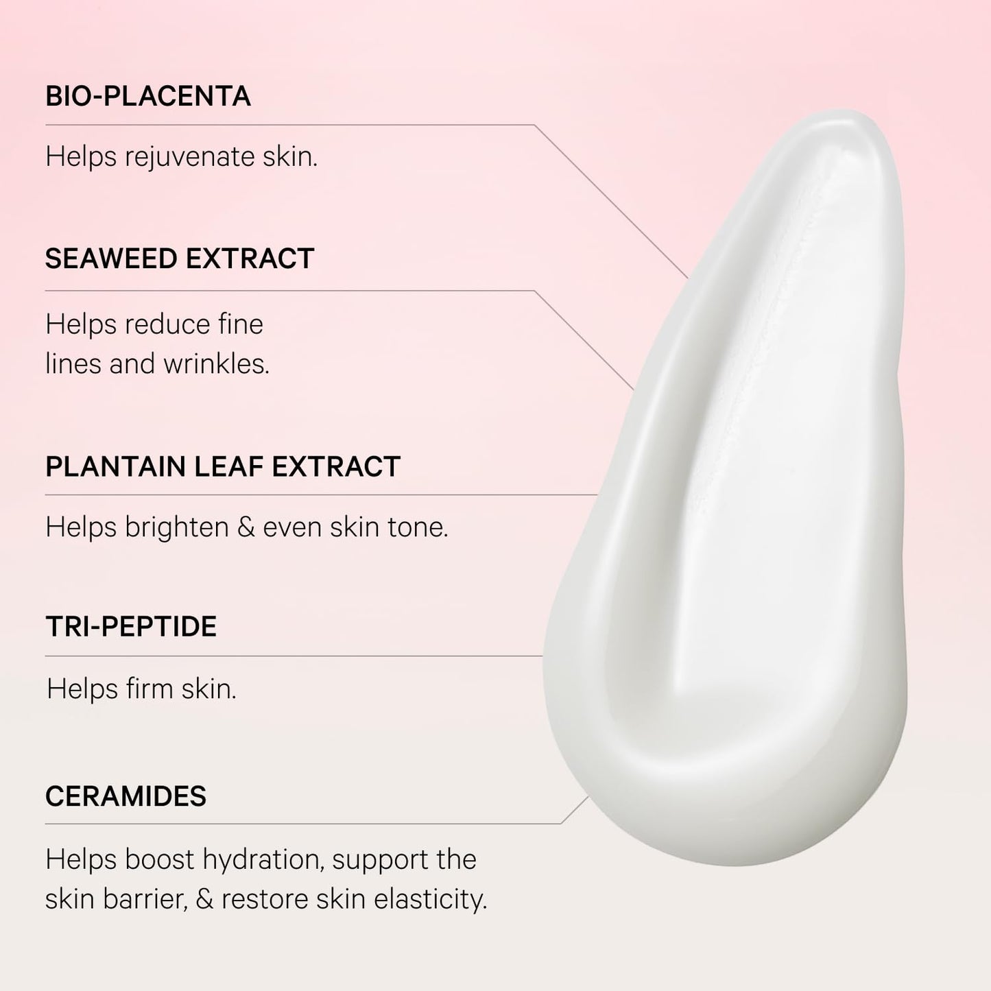 MZ Skin Reviving Bio-Placenta & Stem Cell Serum - Night Treatment for Powerful Rejuvenation, With Peptides, Squalane & Hyaluronic Acid, Perfect For Anti-Aging, Wrinkles & Fine Lines