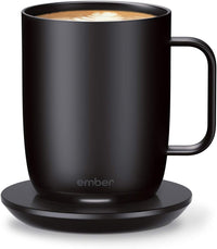 Ember Temperature Control Smart Mug 2, 14 Oz, App-Controlled Heated Coffee Mug with 80 Min Battery Life and Improved Design, White