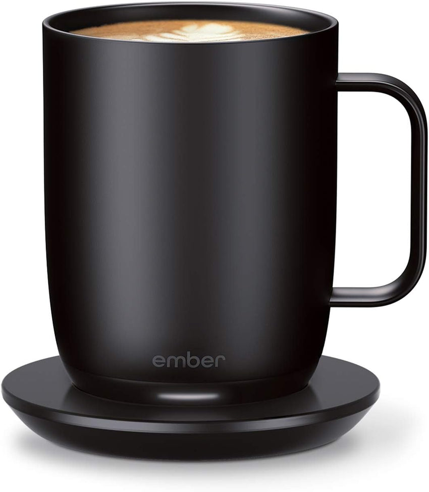 Ember Temperature Control Smart Mug 2, 14 Oz, App-Controlled Heated Coffee Mug with 80 Min Battery Life and Improved Design, White