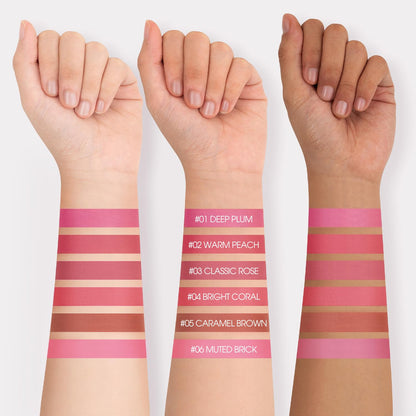 Jolilab Quick Lip Stain Peel Off,Wipe Off,Waterproof,Transfer proof,Highly Pigmented,Ultra Long Lasting Peel Off Lip Makeup With Matte finish for All-day Wear.（#03+04）