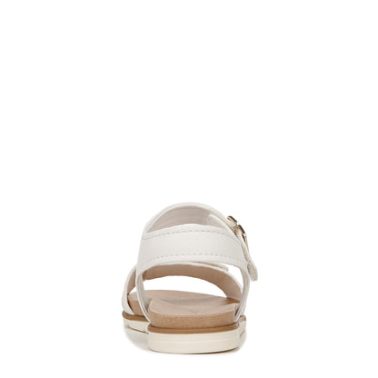 Dr. Scholl's Womens Nicely Sun Flat Sandal Off White 9 MDr. Scholl's Womens Nicely Sun Flat Sandal Off White 9 M