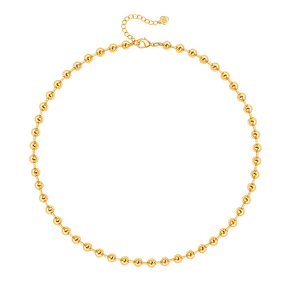 Aobei Pearl 18K Gold Plated Paperclip Chain Choker Satellite Chain Freshwater Cultured Biwa Pearl Pendant Necklace Dainty Turquoise Jewelry for Women