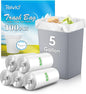 10 Gallon 200 Counts Extra Strong Trash Bags Tall Kitchen Garbage Bags by Teivio, 9 Gallon 10 Gallon,Bathroom Trash Can Bin Liners, Intended for Home,Plastic Bags for office kitchen Garden,Black
