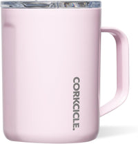Corkcicle Classic Coffee Mug - Triple Insulated Stainless Steel for Travel - Shatter-Proof Lid - Keeps Drink Hot Over 3 Hours - Holiday Mug Gift - Great for Gifting Warmth - 16 oz - Dragonfly