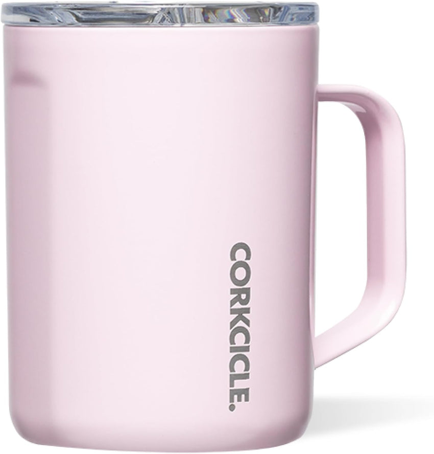 Corkcicle Classic Coffee Mug - Triple Insulated Stainless Steel for Travel - Shatter-Proof Lid - Keeps Drink Hot Over 3 Hours - Holiday Mug Gift - Great for Gifting Warmth - 16 oz - Dragonfly