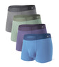 DAVID ARCHY Men's Underwear Trunks Modal Support Pouch Ultra Soft Breathable Seamless Underwear for Men 4 Pack