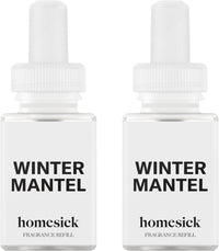 Pura & Homesick Home Scent Refill - Smart Air Diffuser - Up to 120-Hours of Luxury Fragrance per Refill - Home Essential - Clean & Safe Diffuser Fragrance - 2 Pack, New Home