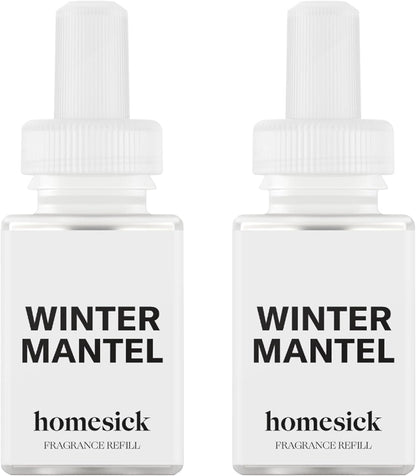 Pura & Homesick Home Scent Refill - Smart Air Diffuser - Up to 120-Hours of Luxury Fragrance per Refill - Home Essential - Clean & Safe Diffuser Fragrance - 2 Pack, New Home