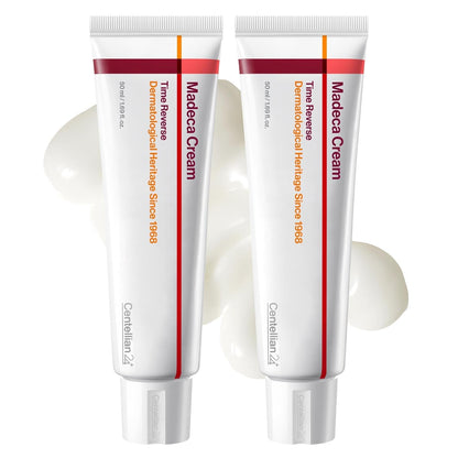 CENTELLIAN 24 Madeca Cream Time Reverse (1.69fl oz) - Advanced Fast-Absorbing & Nourishing, Hydrates, Firms & Reduces Wrinkles, Low Irritation, Korean Skin Care Centella Asiatica, Collagen