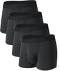 DAVID ARCHY Mens Underwear Boxer Briefs Breathable Soft Moisture-Wicking with Fly Underwear for Men Multipack