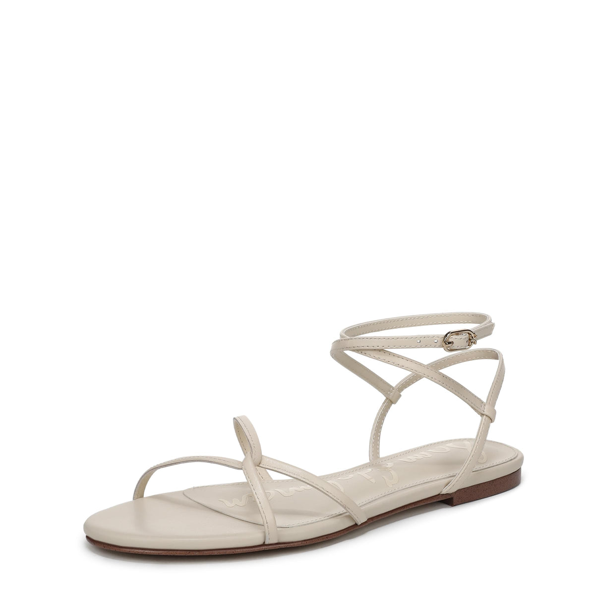 Sam Edelman Women's Ellina Flat Sandal, Modern Ivory, 6.5 MediumSam Edelman Women's Ellina Flat Sandal, Modern Ivory, 6.5 Medium