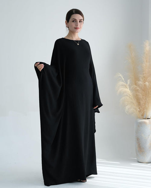 Muslim Prayer Dress Abaya Islamic Ramadan Robe Slightly Elasticity Garment Eid Clothes