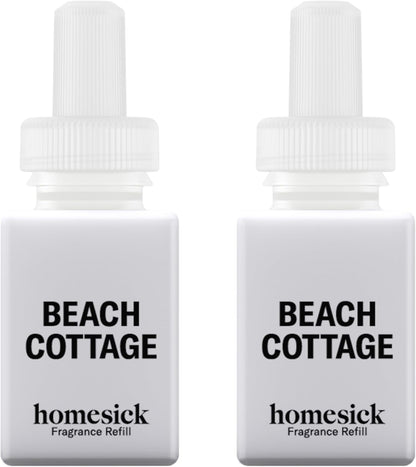 Pura & Homesick Home Scent Refill - Smart Air Diffuser - Up to 120-Hours of Luxury Fragrance per Refill - Home Essential - Clean & Safe Diffuser Fragrance - 2 Pack, New Home