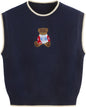CIDER Women’s Sweater Vest Knit Sleeveless Pear Cute Graphic Sweater Vest Tank Top Fall Outfits