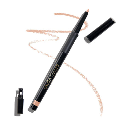 LAURA GELLER NEW YORK INKcredible Gel Eyeliner - Brown Eyed Girl - Waterproof Smudge-proof Eyeliner Pencil - Built in Sharpener