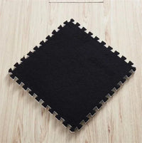 7DAY'S 40pcs 30x30cm DIY Nordic Floor Mat Splicing Carpet Plush Velvet Bedroom Rooms Pink Mat Puzzle Plush Mats Interlocking Carpet Tiles for Commercial and Home