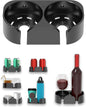 NOTMBESTM Shower Drink Holder for Beer, Drink, Wine, Bottle, Can, Coffee, Shower Beer Holder Fit for Wall or Desk Cup Organizer, Shower Cup Holder for Bath Wine Glass, Give It as a Gift (Black)