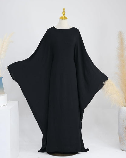 Muslim Prayer Dress Abaya Islamic Ramadan Robe Slightly Elasticity Garment Eid Clothes