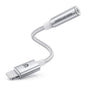 UNBREAKcable Headphones Adapter for iPhone, MFi Certified Lightning to 3.5mm Jack Converter with Apple Original Chip Compatible for iPhone 14/13/12/11/Pro/SE/Xs MAX/XR/X/8/iPad/iPod - Silvery