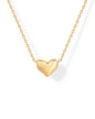PAVOI 14K Gold Plated Cubic Zirconia Heart Necklace | Cute Dainty Love Pendant Necklaces for Women - Valentines Day Trendy Jewelry