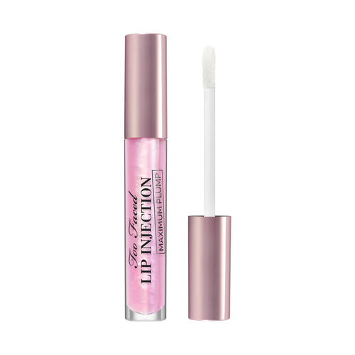 Too Faced Lip Injection Maximum Plump Extra Strength Lip Plumper Gloss | Hydrating + Plumping, 0.14 Fl Oz, Original